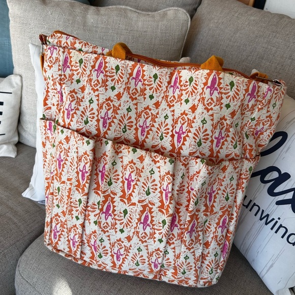 rock flower paper Handbags - 🧡Colorful Tote Bag cooler & wine carrier